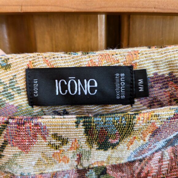 Floral Tapestry Mini Skirt - Medium - Picture 3 of 5